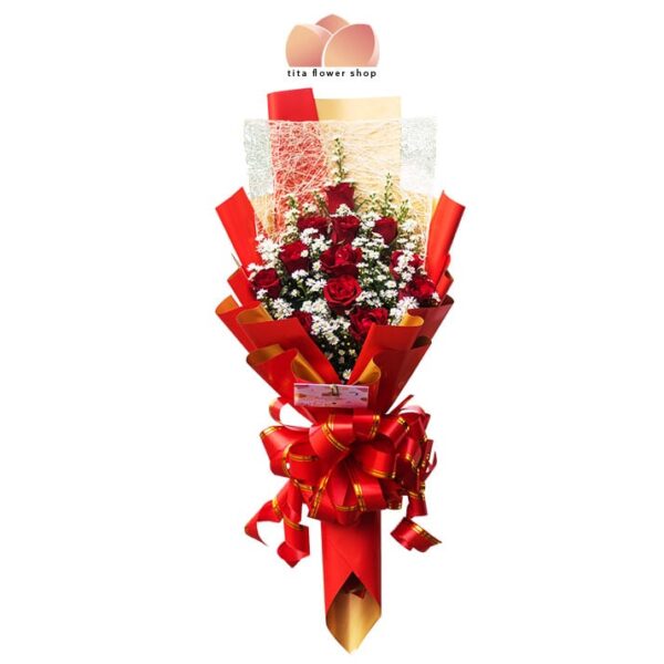 Golden Ruby Bouquet